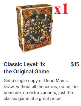 Classic Level: 1x the Original Game (DMD Late-Backer Pledge Level)