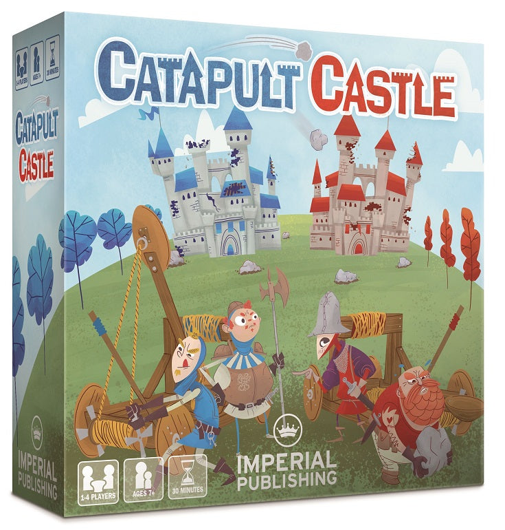 Catapult Castle 1-4 Player Medieval Dexterity Game (Imperial Publishing)