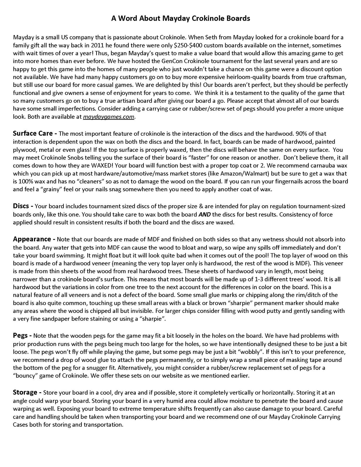 Beech Tournament Edition Crokinole Board + Black Carrying Case