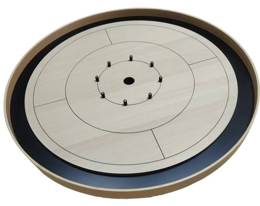 Beech ELITE Edition Crokinole Board (2024) Black Ditch + Carrying Case