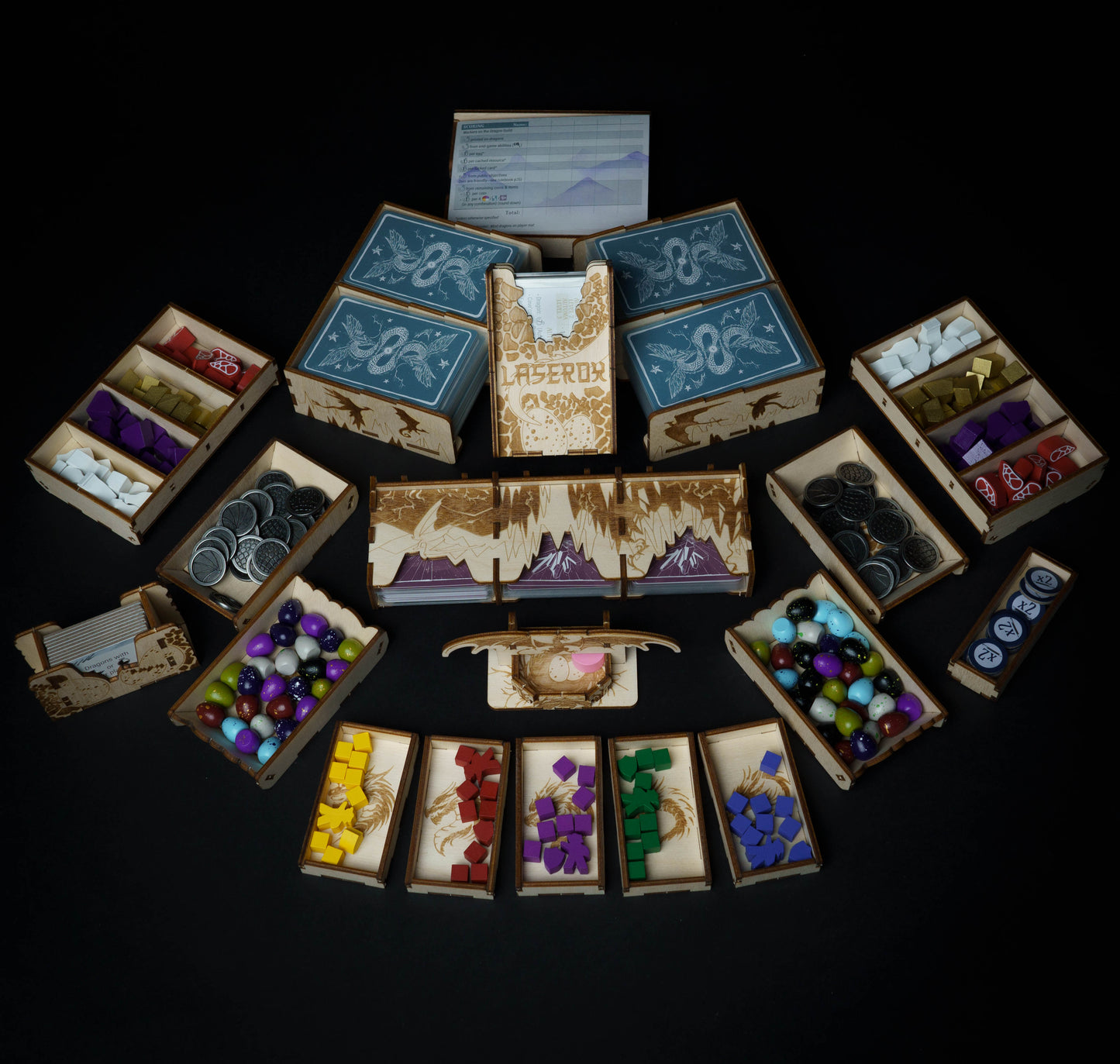 Wyrmspan Organizer (LaserOx)