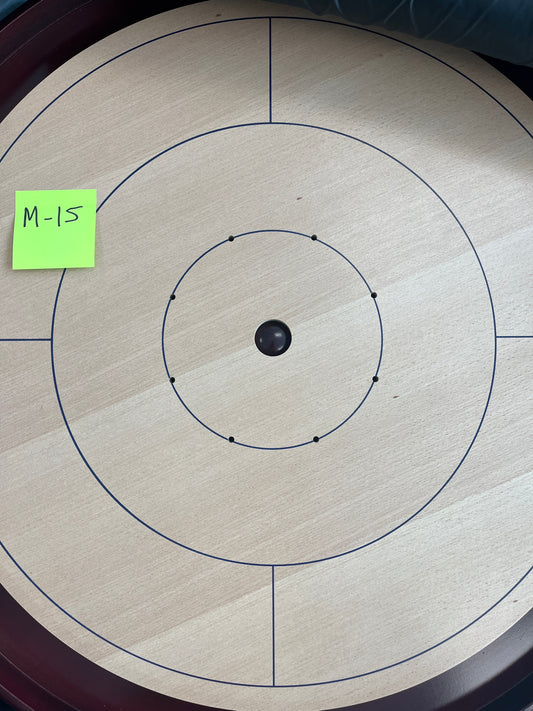 Imperfect/Returned Beech Tournament Edition Crokinole Board + Black Bag 2024 MDG-8315-A-M15
