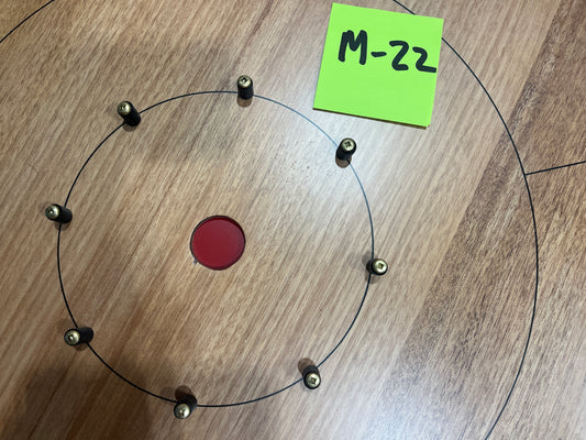 Imperfect/Returned Mahogany ELITE Edition Crokinole Board 2025 MDG-8322-M22