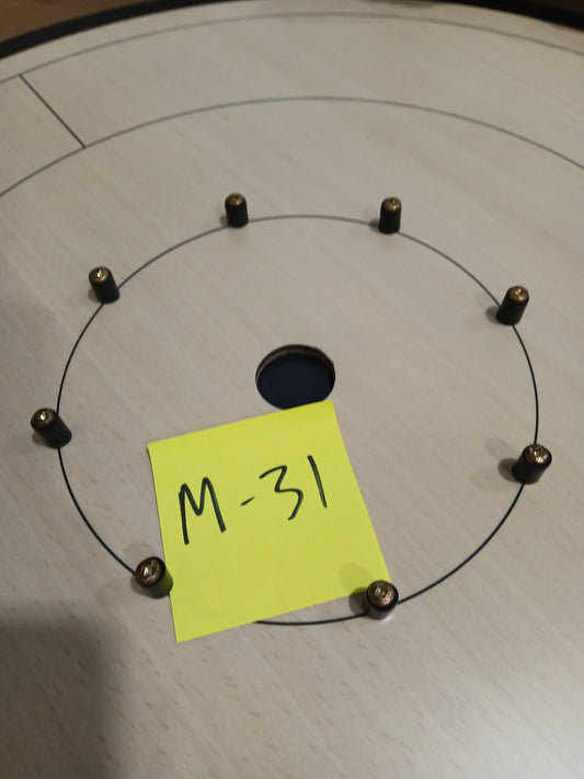 IMPERFECT/RETURNED: Beech ELITE Edition Crokinole Board (2025) Black Ditch MDG-8323-M31