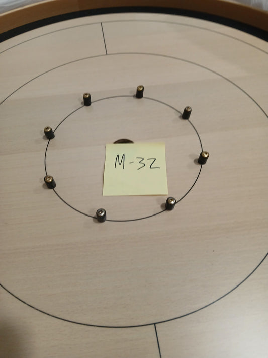 IMPERFECT/RETURNED: Beech ELITE Edition Crokinole Board (2025) Black Ditch MDG-8323-M32