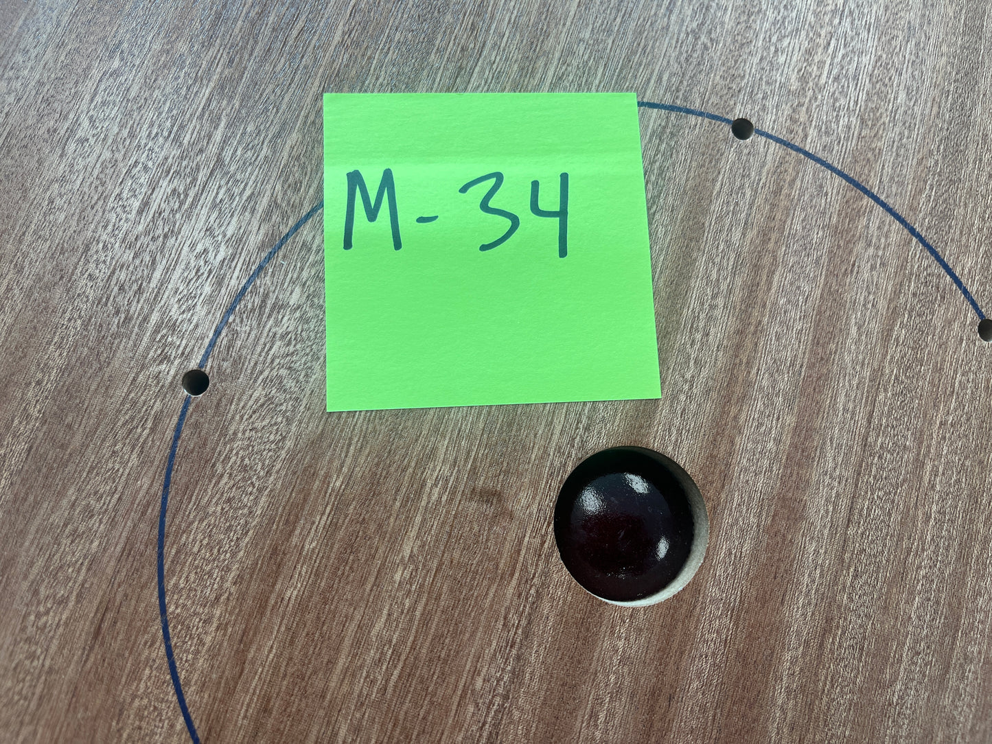 Imperfect/Returned Mahogany Tournament Edition Crokinole Board 2024 MDG-8314-M34