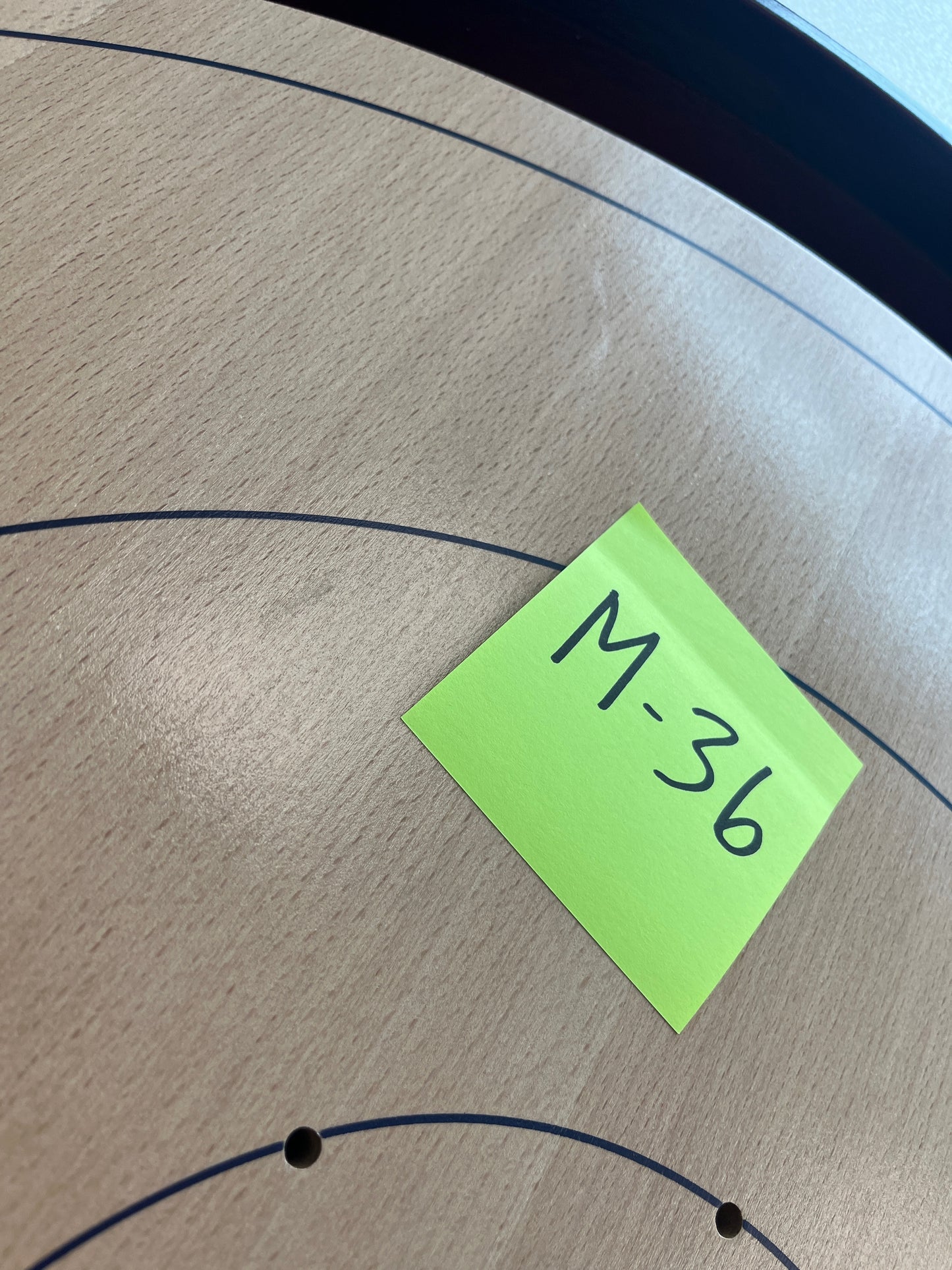 Imperfect/Returned Beech Tournament Edition Crokinole Board 2024 MDG-8315 M36