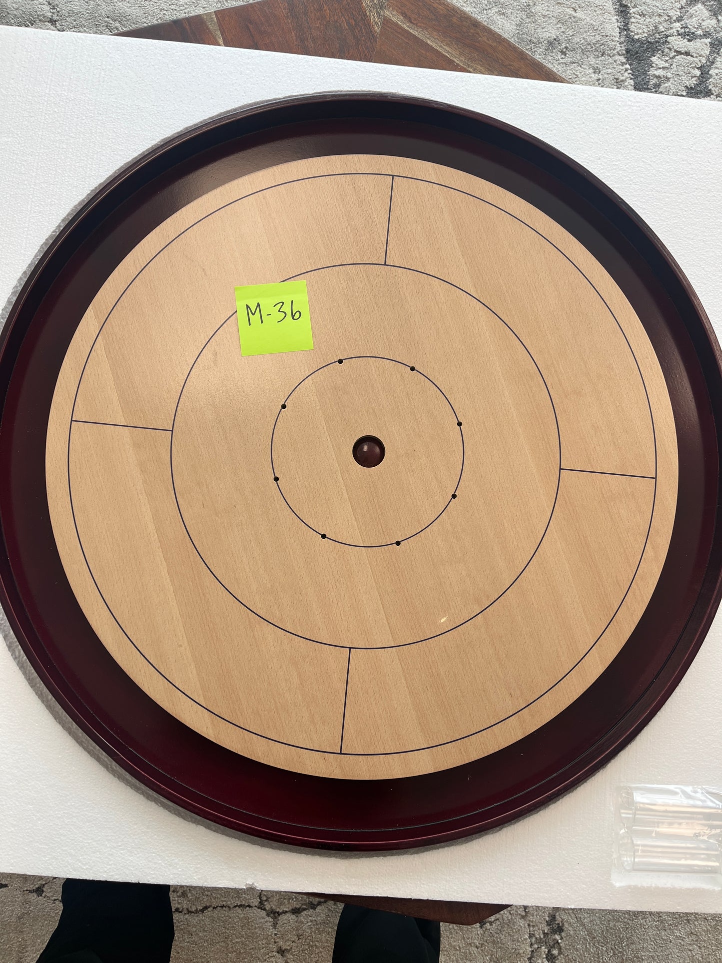Imperfect/Returned Beech Tournament Edition Crokinole Board 2024 MDG-8315 M36