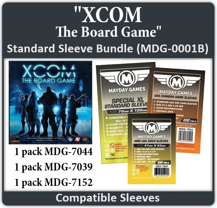 "XCom: The Board Game" Compatible Card Sleeve Bundle