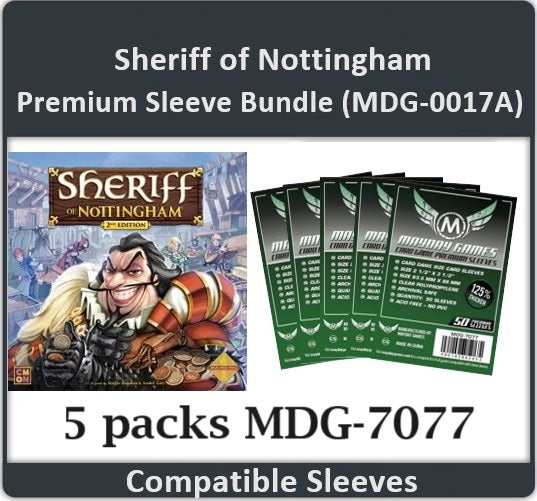 sheriff of nottingham card sleeves "Sherriff of Nottingham" Board Game Sleeves
