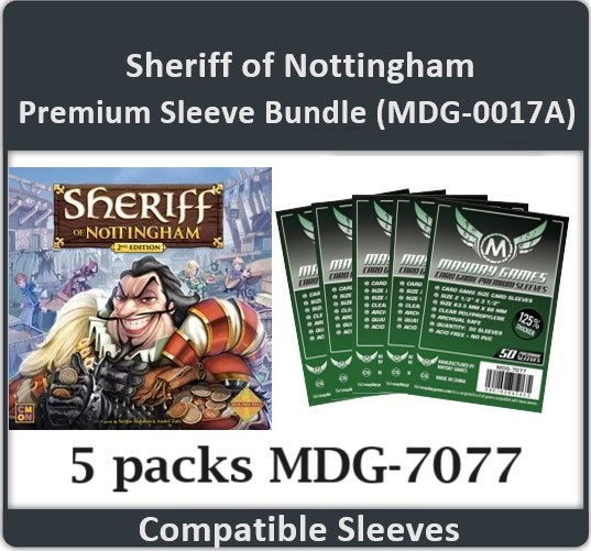 "Sheriff of Nottingham" Compatible Card Sleeve Bundle