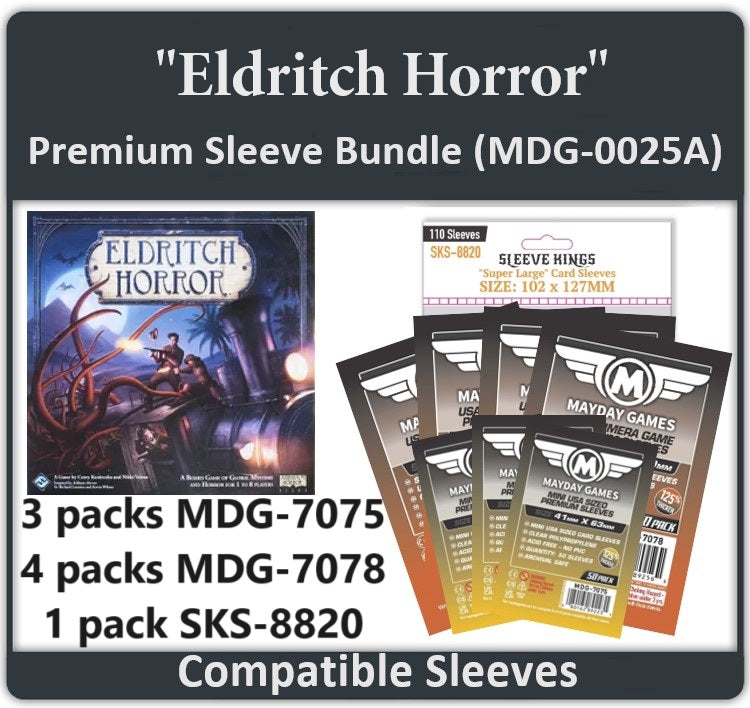"Eldritch Horror" Compatible Card Sleeve Bundle "Eldritch Horror" Compatible Card Sleeve Bundle