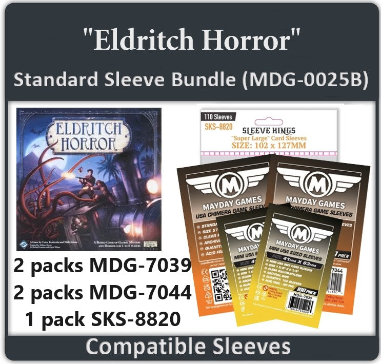 "Eldritch Horror" Compatible Card Sleeve Bundle
