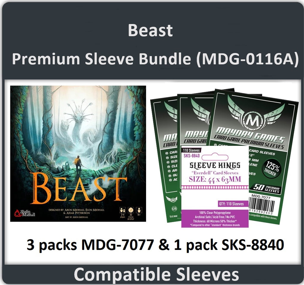 "Beast" Compatible Card Sleeve Bundle