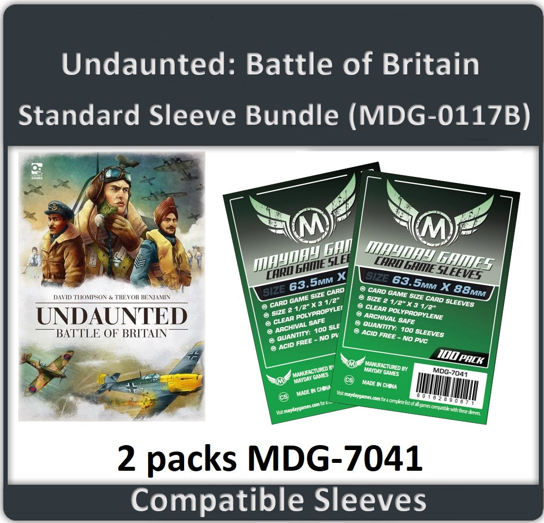 "Undaunted: Battle of Britain" Compatible Card Sleeve Bundle