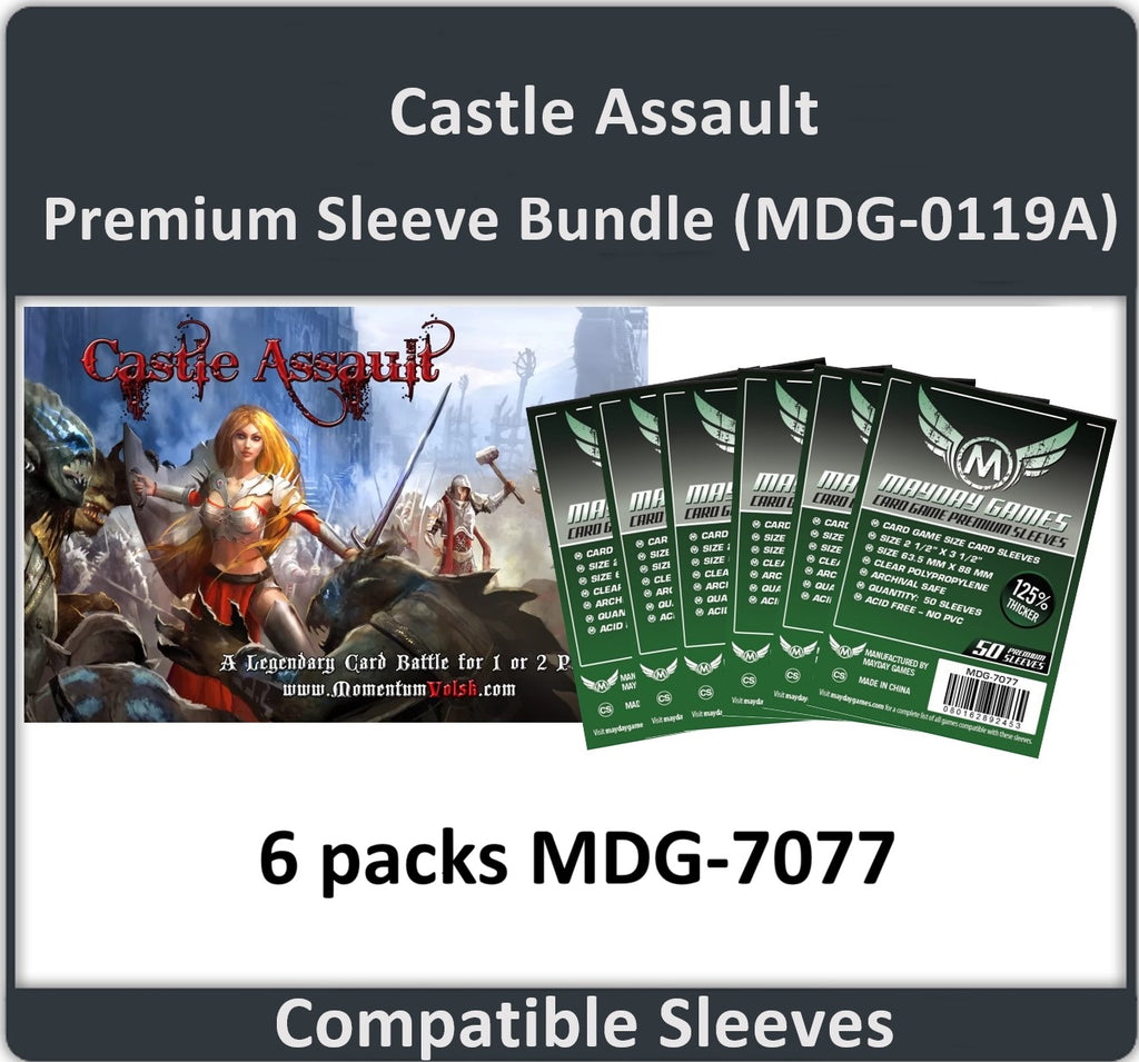 "Castle Assault" Compatible Card Sleeve Bundle