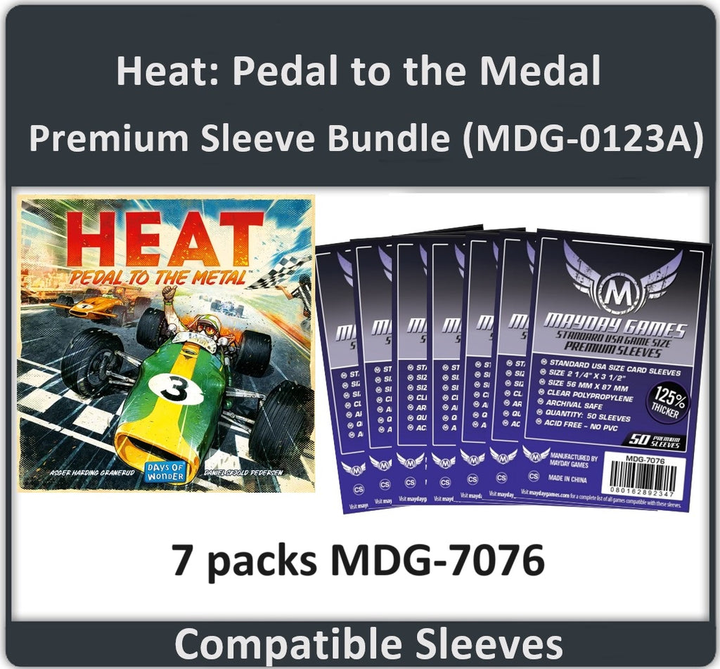 "Heat: Pedal to the Metal" Compatible Card Sleeve Bundle