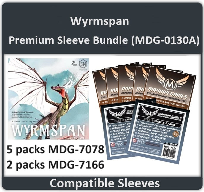 "Wyrmspan" Compatible Card Sleeve Bundle