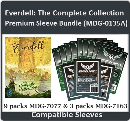 "Everdell: The Complete Collection" Compatible Card Sleeve Bundle "Everdell: The Complete Collection" Compatible Card Sleeve Bundle