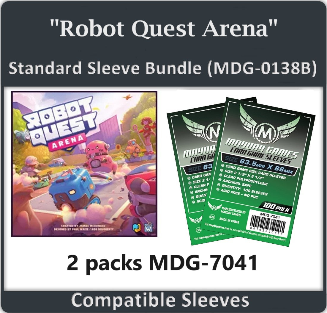 "Robot Quest Arena" Compatible Card Sleeve Bundle