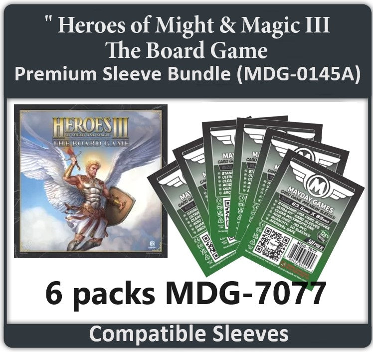 "Heroes of Might & Magic III: The Board Game" Compatible Card Sleeve B