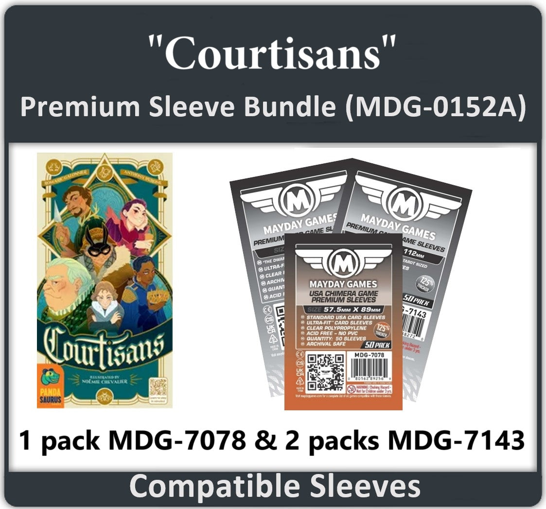 courtisans card sleeves Kit de pochettes pour Courtisans – Boardgame Protectors main image 1