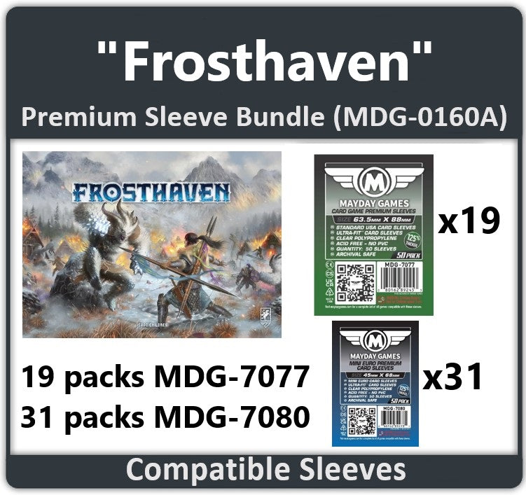 frosthaven card sleeves set 