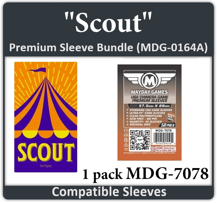 patch card sleeves Scout" Compatible Card Sleeve Bundle – Mayday Games