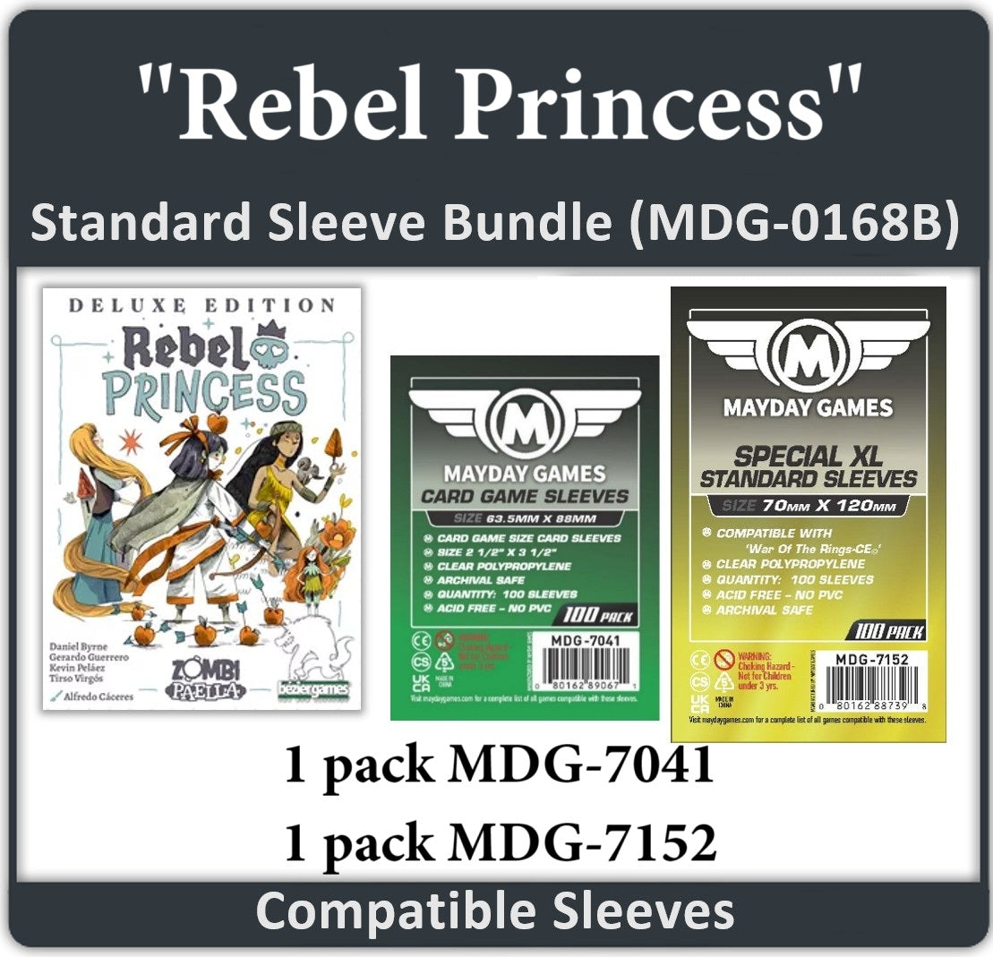 "Rebel Princess Deluxe Edition" Compatible Card Sleeve Bundle