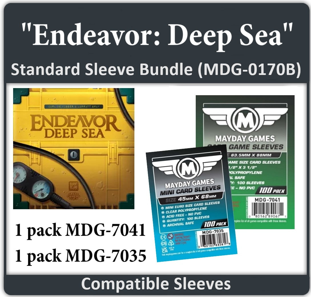 "Endeavor: Deep Sea" Compatible Card Sleeve Bundle