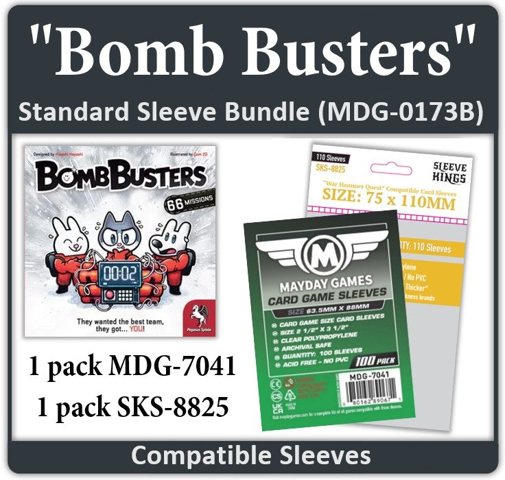 "Bomb Busters" Compatible Card Sleeve Bundle