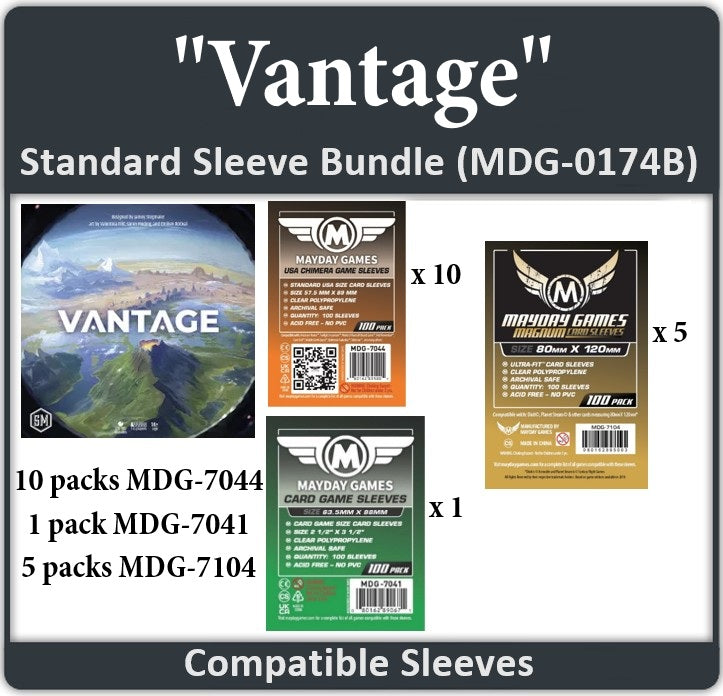 "Vantage" Compatible Card Sleeve Bundle