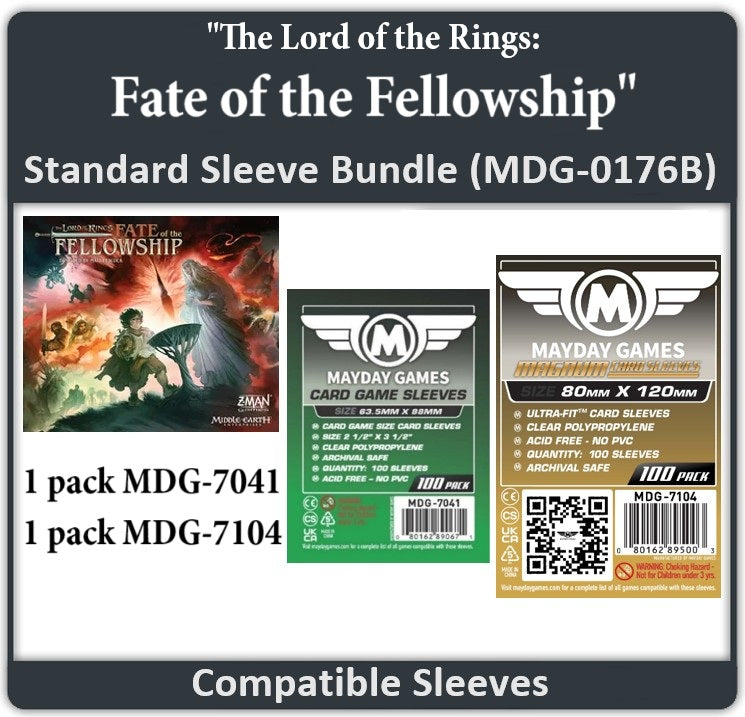 "The Lord of the Rings: Fate of the Fellowship" Compatible Card Sleeve Bundle