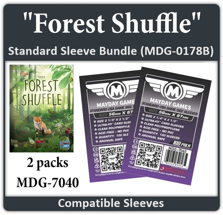 "Forest Shuffle" Compatible Card Sleeve Bundle