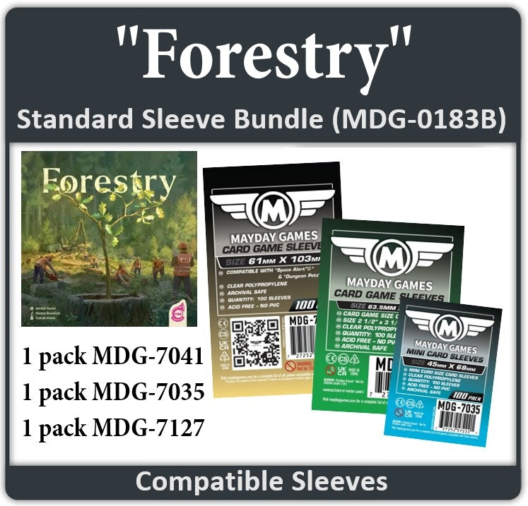 "Forestry" Compatible Card Sleeve Bundle