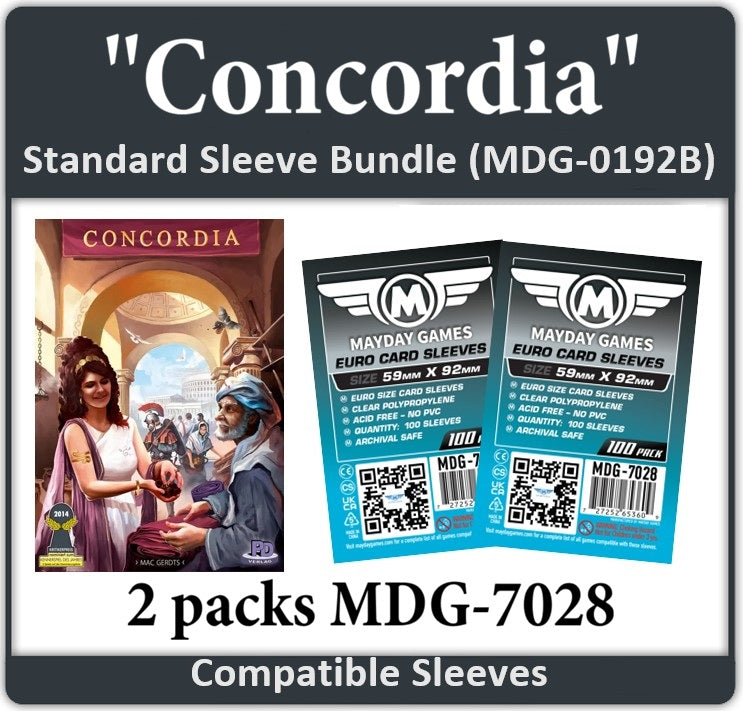 "Concordia" Compatible Card Sleeve Bundle