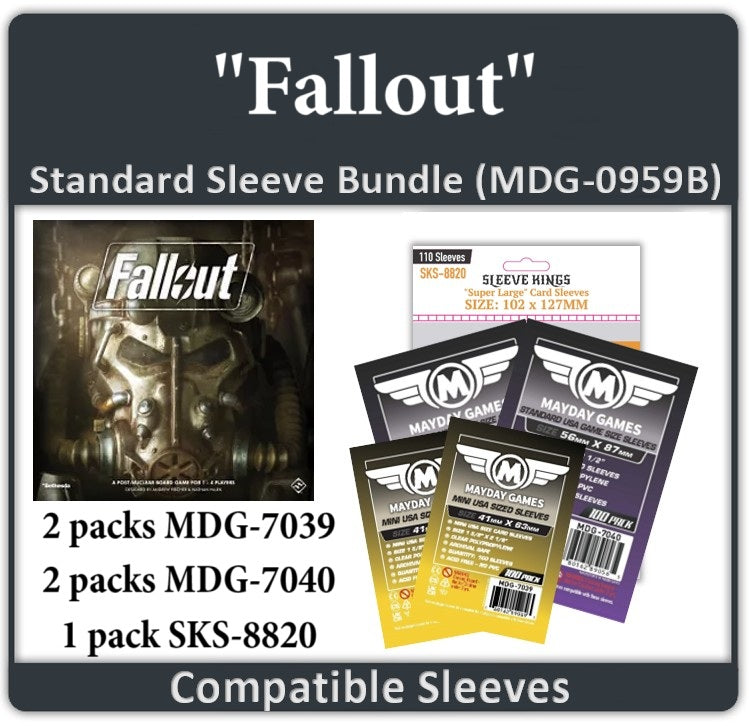 "Fallout" Compatible Card Sleeve Bundle