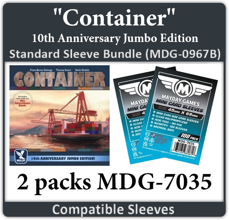 "Container (10th Anniversary Jumbo Edition)" Compatible Card Sleeve Bundle