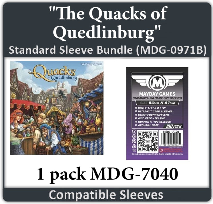 "The Quacks of Quedlinburg" Compatible Card Sleeve Bundle