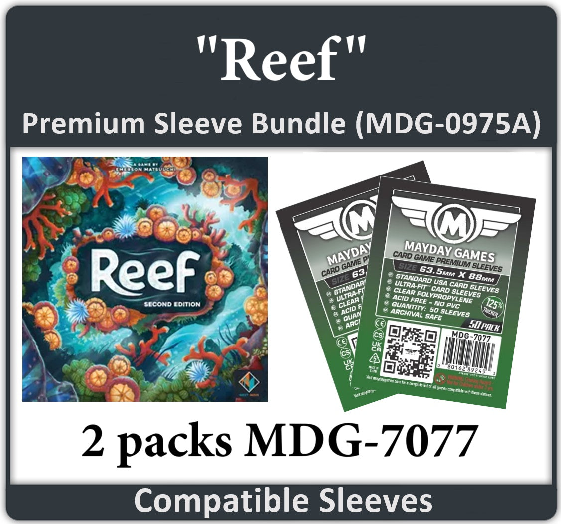 card sleeves near me Reef" Compatible Card Sleeve Bundle – Mayday Games