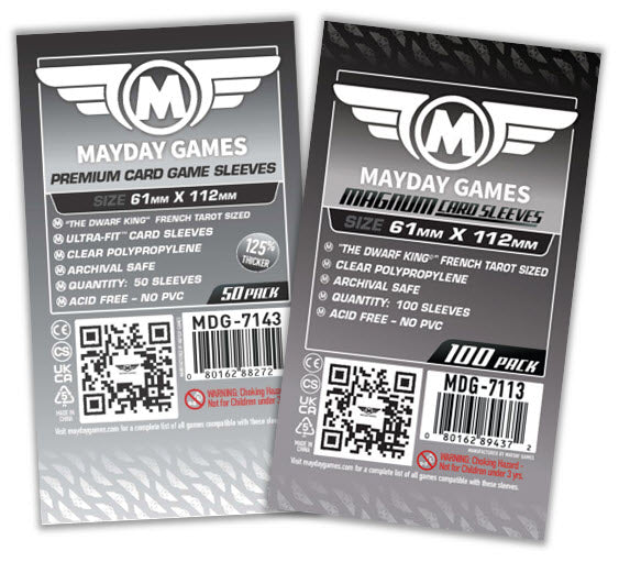 "Dwarf King" Sleeves - Mayday Games "Dwarf King" Sleeves - Mayday Games