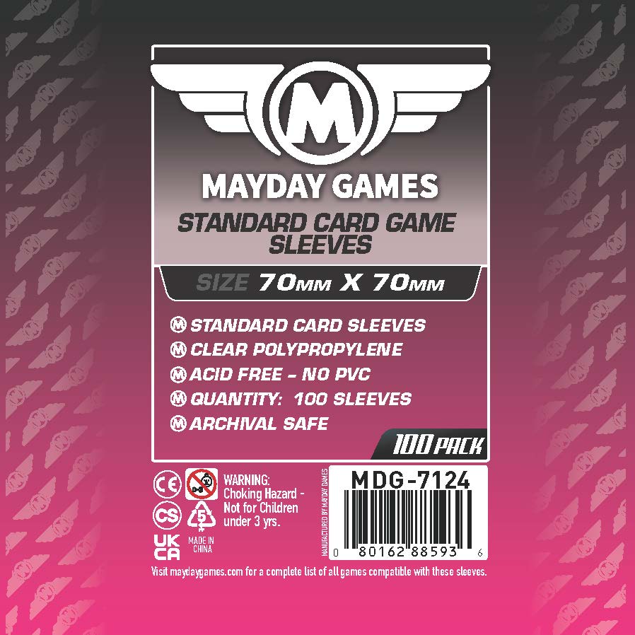 Square Small Card Sleeves (70x70mm)