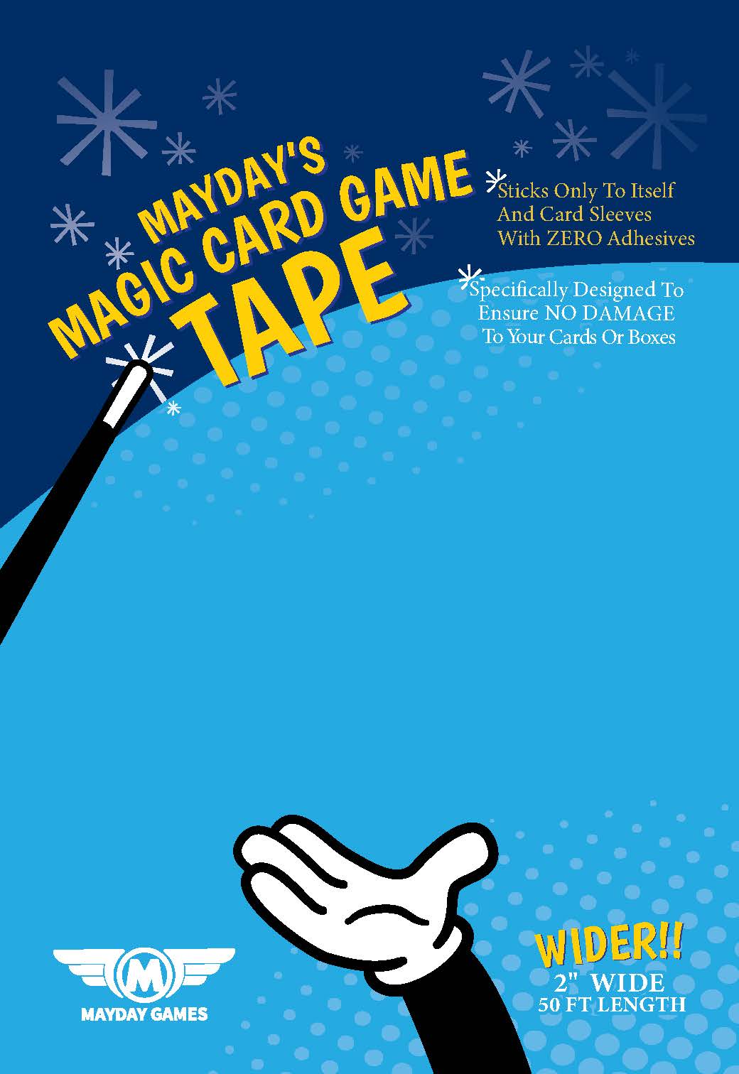 Mayday’s Magic Card Game Tape (2"x 50 feet)