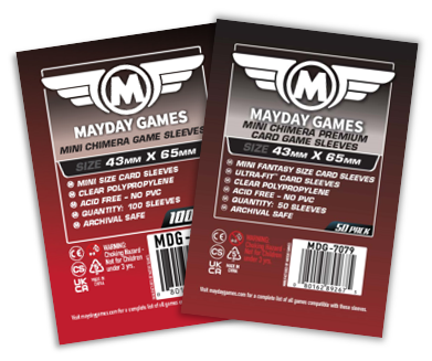 Mini Chimera Card Sleeves (43x65mm) - Mayday Games Mini Chimera Card Sleeves (43x65mm) - Mayday Games