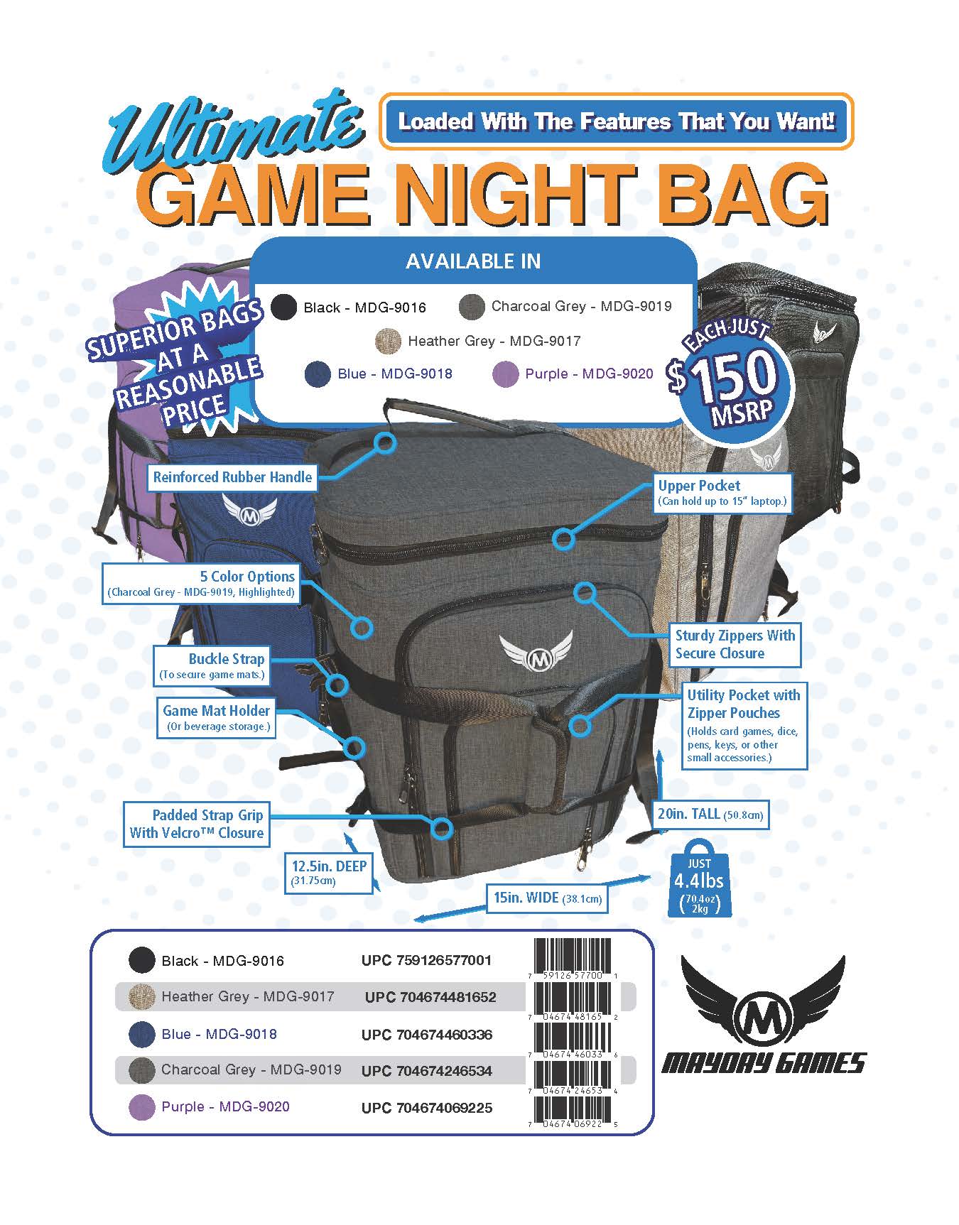 Ultimate Game Night Bag – Mayday Games