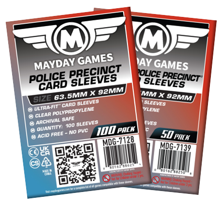 buy card sleeves online "Police Precinct" Board Game Sleeves