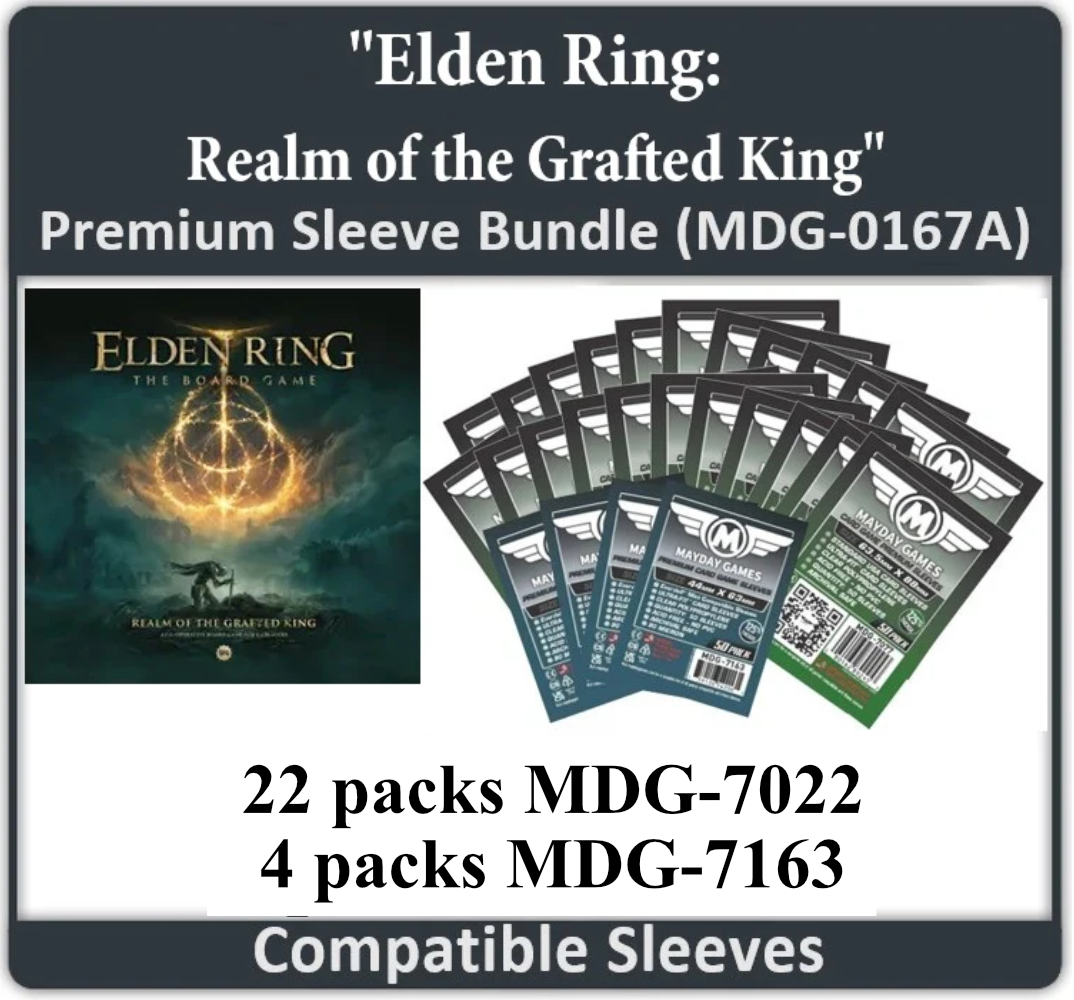"Elden Ring: Realm of the Grafted King" Compatible Card Sleeve Bundle "Elden Ring: Realm of the Grafted King" Compatible Card Sleeve Bundle