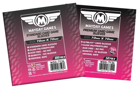 small size card sleeves Perfect Fit Premium Mini American Card Sleeves (41x63mm) -55 Pack, 100 Microns SKS-3301