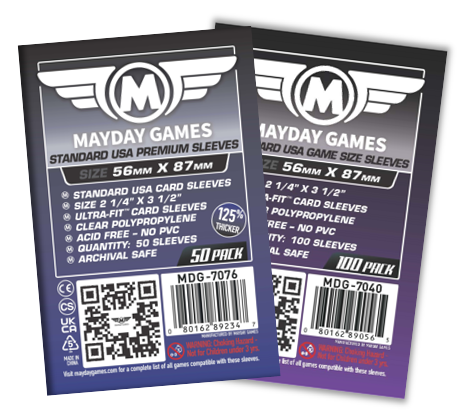 Standard USA Chimera Card Sleeves (56x87mm) - Mayday Games Standard USA Chimera Card Sleeves (56x87mm) - Mayday Games
