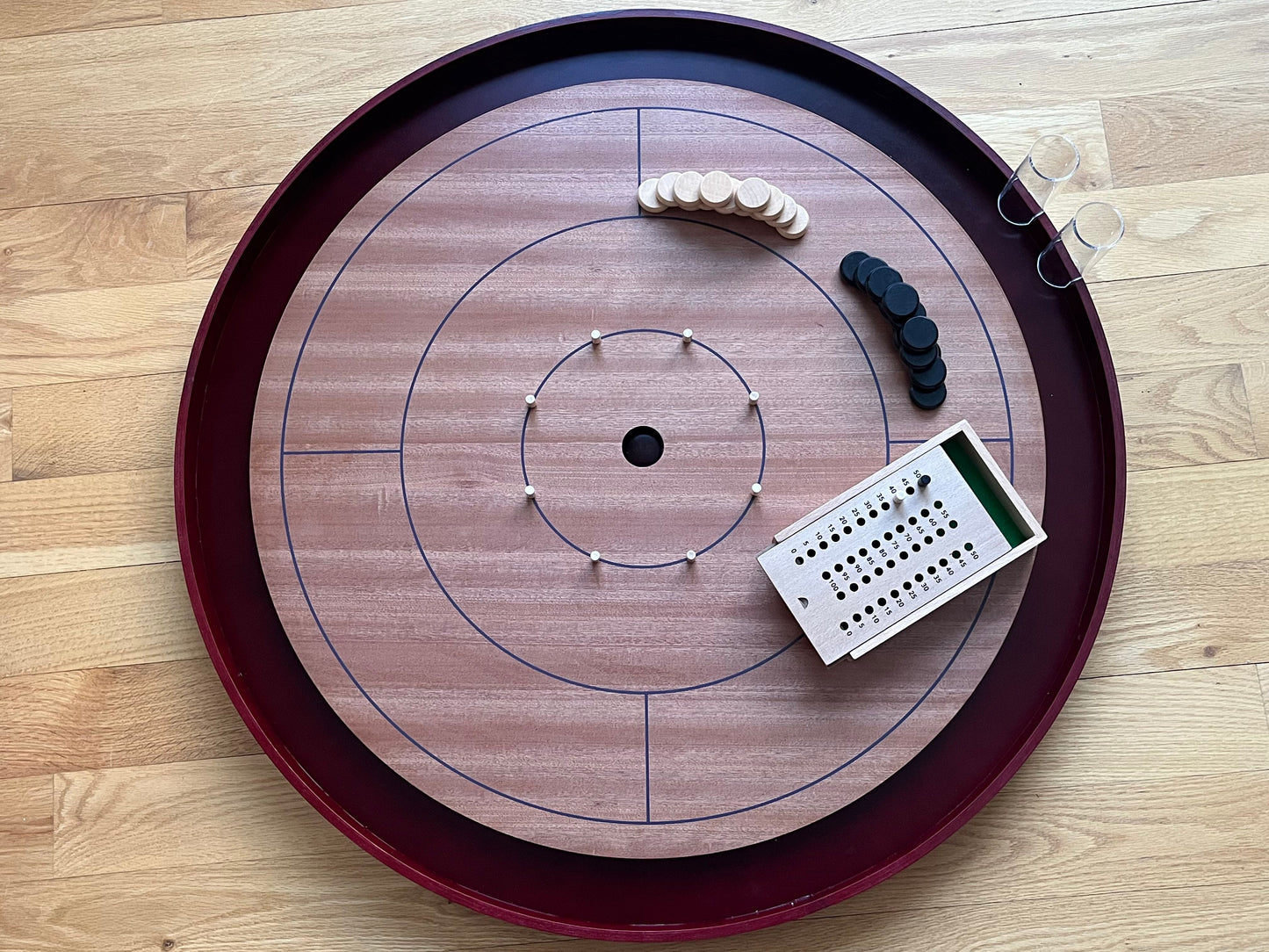 Mahogany Standard Edition Crokinole Board 2024